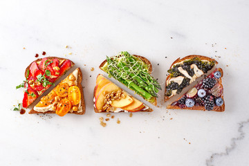 Rainbow Breakfast Toast