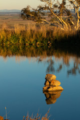 Stones in the lake 1