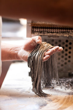 Making Squid Ink Pasta