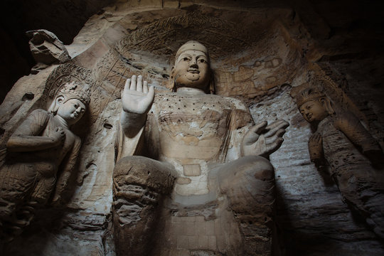 The Yungang Grottoes, Shanxi,China
