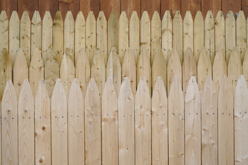 wood fence sample stacking as background
