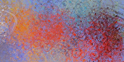 Crazy sketch random pattern. Creative chaos and variety structure. Modern art drawing painting. 2d illustration. Digital texture wallpaper. Artistic sketch draw backdrop material. 