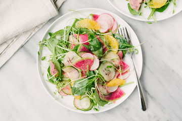 Radish Salad with Meyer Lemon Vinaigrette