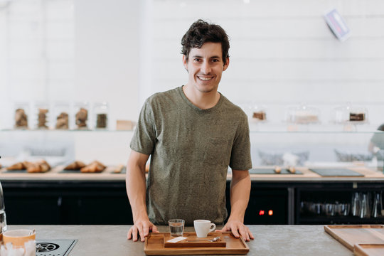 Portraits of workers from coffee bar.