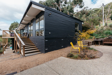 Exterior of an Australian beach house