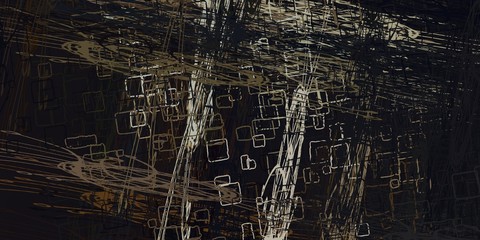 Art wallpaper. Digital canvas. 2d illustration. Texture backdrop painting. Creative chaos structure element.