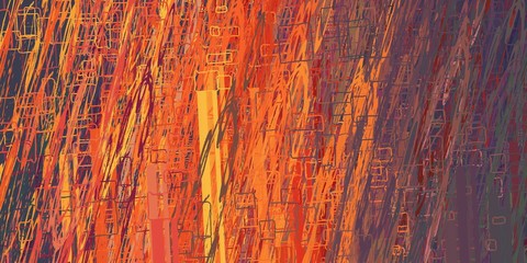 Brush painting. Artistic canvas. Oil art. 2d illustration. Texture backdrop. Creative chaos structure element.