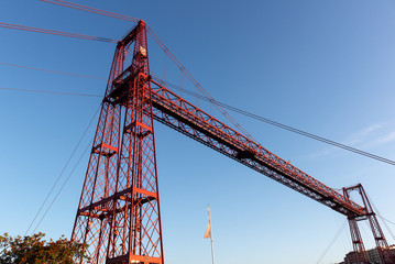 Hanging Bridge of Bizkaia, Basque Country, Spain