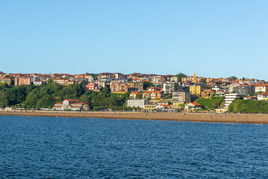 Panorama of Getxo, Basque Country, Spain