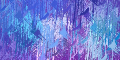 Decorative oil painting. Vibrant dynamic art. 2d illustration. Texture backdrop. Creative chaos structure element.