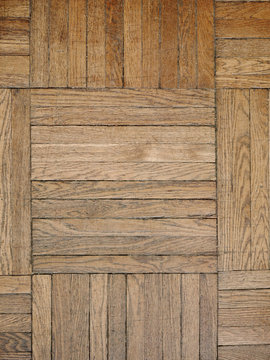 Textured parquet floor in abstraction