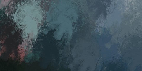 Art wallpaper. Digital canvas. 2d illustration. Texture backdrop painting. Creative chaos structure element.