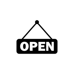 Open icon vector symbol illustration