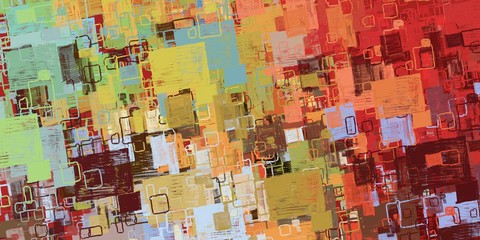 Handmade surreal abstract pattern. Modern artistic canvas. 2d illustration. Texture backdrop painting. Creative chaos structure element.