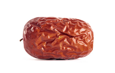 chinese red date isolated on white background