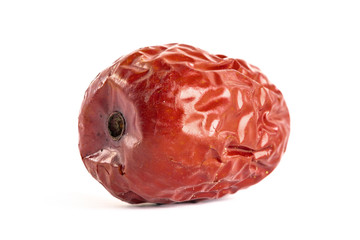 chinese red date isolated on white background