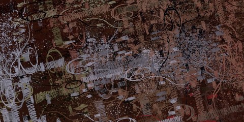 Crazy sketch random pattern. Creative chaos and variety structure. Modern art drawing painting. 2d illustration. Digital texture wallpaper. Artistic sketch draw backdrop material. 