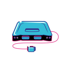 retro video game console icon