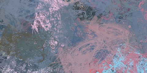 Modern art. Artistic brush. Oil painting. 2d illustration. Texture backdrop. Creative chaos structure element.