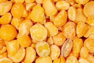 Pea grain as an abstract background