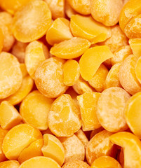 Pea grain as an abstract background