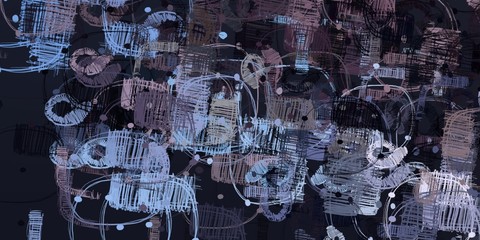 Modern art. Artistic brush. Oil painting. 2d illustration. Texture backdrop. Creative chaos structure element.