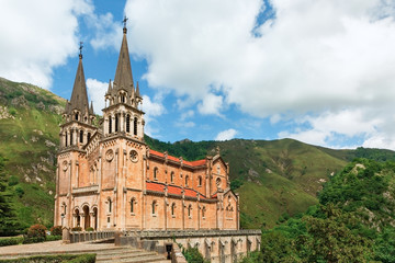 Fototapeta premium Church of Covadonga, Picos de Europa