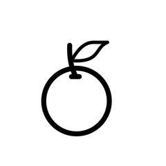 Orange icon vector symbol illustration