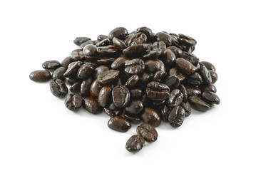 coffee bean isolated on white background