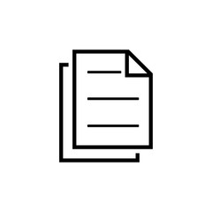 Paper icon vector symbol illustration