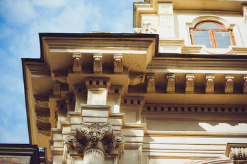 Classic architecture elements of Paris