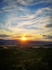 Naklejka premium sunset