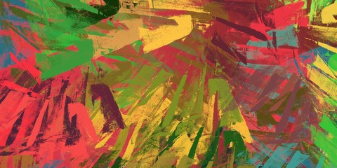 Retro style oil drawing. 2d illustration. Texture backdrop painting. Creative chaos structure element.