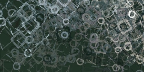 Retro style oil drawing. 2d illustration. Texture backdrop painting. Creative chaos structure element.