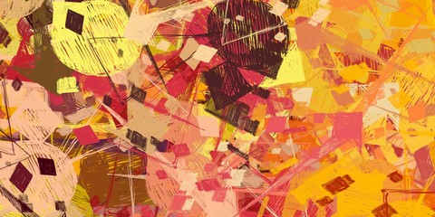 Retro style oil drawing. 2d illustration. Texture backdrop painting. Creative chaos structure element.