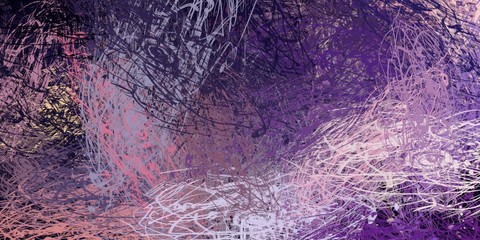 Retro style oil drawing. 2d illustration. Texture backdrop painting. Creative chaos structure element.