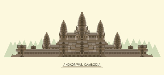 Angor Wat - obrazy, fototapety, plakaty