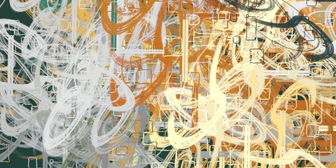 Canvas painting. Colorful background texture. 2d illustration. Texture backdrop. Creative chaos structure element.