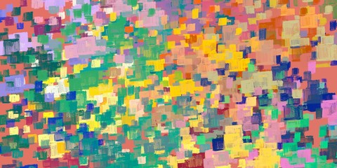 Handmade surreal abstract pattern. Modern artistic canvas. 2d illustration. Texture backdrop painting. Creative chaos structure element.