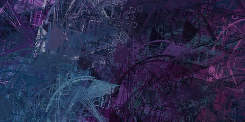 Crazy sketch random pattern. Creative chaos and variety structure. Modern art drawing painting. 2d illustration. Digital texture wallpaper. Artistic sketch draw backdrop material. 