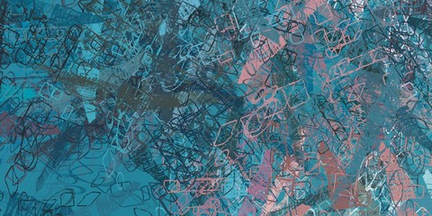 Crazy sketch random pattern. Creative chaos and variety structure. Modern art drawing painting. 2d illustration. Digital texture wallpaper. Artistic sketch draw backdrop material. 