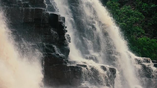 Beautiful landscape of Tirathgarh Waterfalls. Jagdalpur. India. Static