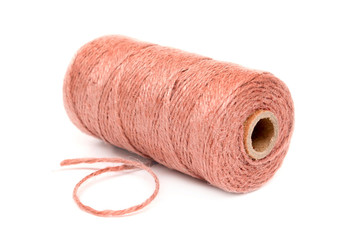 spool of thread orange colors