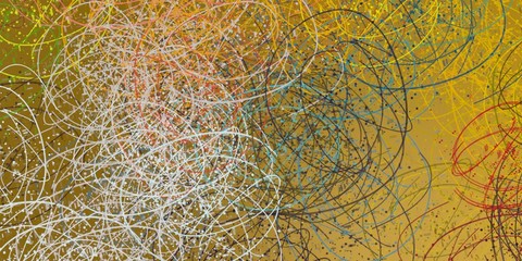 Handmade surreal abstract pattern. Modern artistic canvas. 2d illustration. Texture backdrop painting. Creative chaos structure element.