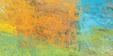 Handmade surreal abstract pattern. Modern artistic canvas. 2d illustration. Texture backdrop painting. Creative chaos structure element.