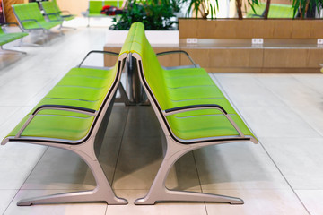 Modern reception in office building, luxury hall