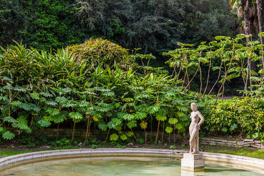 Barcelona. Public Garden Of Joan Maragall, Montjuic Park.