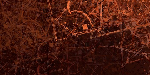 Brush painting. Artistic canvas. Oil art. 2d illustration. Texture backdrop. Creative chaos structure element.