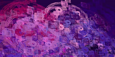 Brush painting. Artistic canvas. Oil art. 2d illustration. Texture backdrop. Creative chaos structure element.