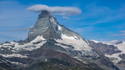Naklejka na ściany i meble Matterhorn, der König der Berge
